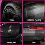 Legendary Gloss Dressing with Applicator 16oz - Tire Shine Spray & Plastic Restorer – Water Based & Non-Greasy Interior/Exter