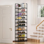 OYREL Shoe Rack, Sturdy Metal Shoe Rack Organizer,Narrow Shoe Racks for Closets,Shoes Rack,Shoe Stand,Shoe Shelf