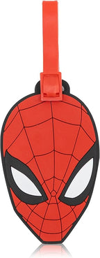 Marvel Spiderman Luggage Tag 2 Piece Set | 4.25" Spiderman Kids Luggage Tags for Suitcases | Travel Essentials Cruise Ship Ac