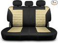 FH Group Automotive Car Seat Covers Rear Set Premium 3D Air Mesh Seat Covers, Airbag Compatible and Split Bench Cover Univers