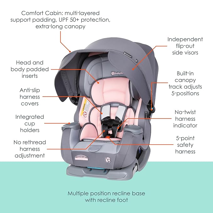 Baby Trend Cover Me 4-in-1 Convertible Car Seat