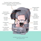 Baby Trend Cover Me 4-in-1 Convertible Car Seat