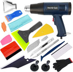 CARTINTS Car Paint Protection Vinyl Film Tool Kit, Window Tint Tools Includes Heat Gun, Squeegee, Scraper, Utility Knife, Edge Trimming Tool, Glass Wiper