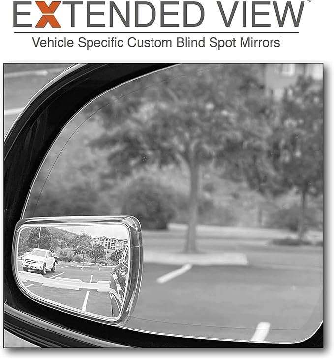 Blind Spot Mirrors- Compatible with Tesla Model Y Extended View - 2 Piece Set (Left & Right)