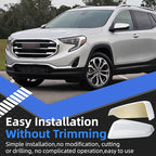 Driver Side Mirror Cover Replacement for Chevrolet Equinox 2018 2019 2020 2021 2022 2023, for GMC Terrain 2018-2023 - Left Side Mirror Covers, Rear View Mirror Cap Accessories White
