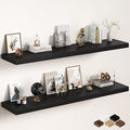 Fun Memories 72 Inch Floating Shelves, 12 Inch Deep Wall Shelf for Fireplace Mantel, Deep Storage Shelves for Home & Office, 