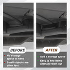 Muslogy Front Door Handle Inserts Box Interior Storage Organizer Compatible with 2024 2025 2026 Toyota Tacoma&2025+ 4Runner Accessories Door Grab Handle Pocket Side Armrest Phone Pocket Organizer 2PCS