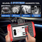 KINGBOLEN OBD2 Scanner S800 Car Scanner, OBD2 Diagnostic Scan Tool with 15 Reset, Oil Brake Throttle Service, Engine ABS SRS
