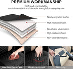 2 Pack Leather Front Seat Covers, Universal Sideless Car Seat Protectors, Waterproof Automotive Seat Cover for Most Cars Truc