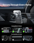 Belkin MagSafe Vent Mount Pro - MagSafe Phone Mount for Car, Magnetic Phone Holder Compatible with iPhone 17, 16, 15, Series, 14 Series, Pixel 10, and More - Gray