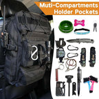 Universal Tactical Vehicle Back Seat Organizer Tactical Backpack with Multi-Pockets MOLLE Backpack