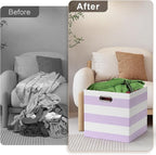 Posprica Storage Bins Storage Cubes,13×13 Collapsible Storage Boxes Containers Organizer Baskets for Nursery,Office,Closet,Sh