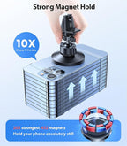 VICSEED for MagSafe Car Mount [Upgraded Strongest Magnet Power] Magnetic Phone Holder for Car Vent 360 Adjustable Magnetic Car Phone Holder Mount for iPhone 17 Air Pro Max 15 14 13 12 Plus Mini, Blue