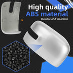 Passenger Side Mirror Cover Replacement for Jeep Renegade 2015 2016 2017 2018 2019 - Right Side Mirror Covers, Rear View Mirrors Cap Accessories With Lamp, Silver