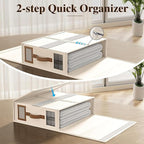 8 Pack Bed Sheets Organizers And Storage,Sheets Set Folder Keeper with Handle,Foldable Bedding Storage Box For Linen Closet,D