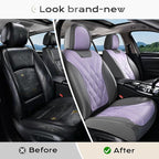 Coverado Car Seat Covers, Front Covers for Cars, Car Seat Cover Front Seats, Automotive Seat Cover, Waterproof, Leather Car S