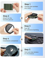 Multifunction Car Anti-Slip Mat, 3-in-1 Multifunctional Car Dashboard Mobile Phone Holder - Car Anti Slip Mat Phone Holder & 