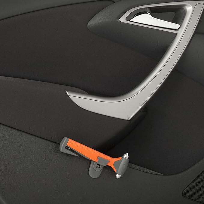 Lifehammer Safety Hammer Plus - Emergency Escape and Rescue Hammer with Seatbelt Cutter - 2 Pack