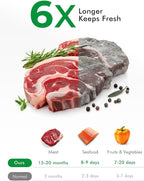 Vacuum Sealer Bags For Food-150 Quart 11"x16"and Quart 8"x12"and Pint 6"x10"-Commercial Grade BPA Free Bag-Durable Customized