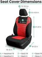 FH Group Automotive Car Seat Covers Front Set Premium 3D Air Mesh Front Seat Covers, Airbag Compatible Universal Fit Interior