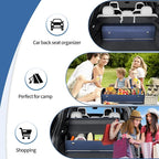 Car Trunk Organizer for Honda CR-V 2017-2022, Collapsible Sturdy Trunk Storage Container with Lid and Handle Large Leather Car