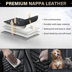 Coverado Car Seat Cover, Front Seat Cover, 2 Pack Universal Seat Covers for Cars, Breathable Nappa Leather Seat Cover, Waterp