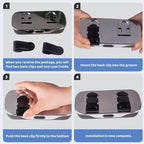 Evankin Universal Car Accessories Car Sun Visor Glasses Holder,Car Sun Visor Organizer Sunglasses Holder Clip On Sun Visor Secure Clip for Sunglasses