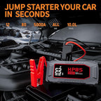 Car Jump Starter - 5000A Peak Jump Starter Battery Pack with DC for Up to All Gas and 10.0 L Diesel Engines 12V Portable