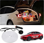 for Tesla Trunk LED Strip Model Y Juniper Accessories 2025-2026 Flexible Silicone Waterproof Interior Lighting Bar Tesla Trunk Ambient Lights Warm Yellow Light