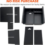 JOJOMARK Compatible with Toyota 4Runner Accessories Center Console Tray Organizer Armrest Box Storage Fit for 4Runner 2010-2019 2020 2021 2022 2023 2024 (Organizer Set)