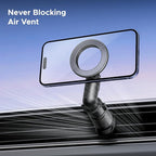 UGREEN Phone Mount for Magsafe Air Vent Car Mount Magnetic Never Block Phone Holder Strengthen Magnetic Power Compatible with iPhone 17 16 15 Pro Max 14 13 12 Pro Mini MagSafe Case