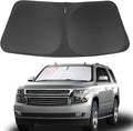Front Windshield Sun Shade Foldable Car Front Window Sun Shade Windshield Shade Custom Fit for 2015-2020 Che-vrolet Tahoe SUV Block UV Rays Accessories Heat Keep Cooler
