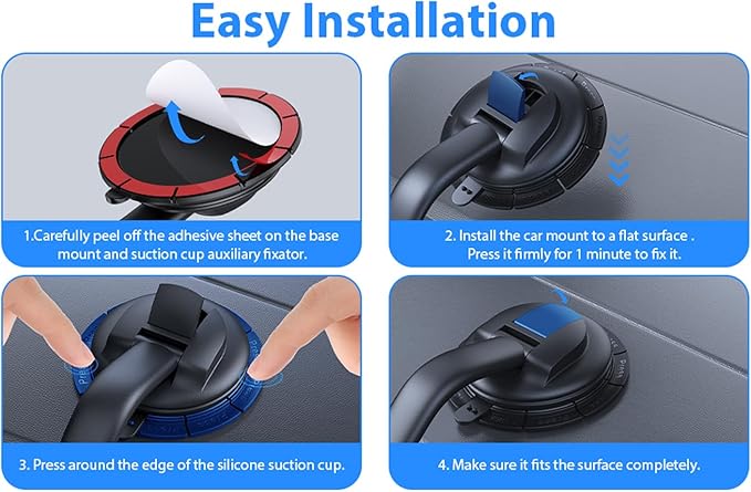 for Magsafe Car Mount,【Strong Magnets & Low Profile】 Magnetic Phone Holder for Car Dashboard Windshield Universal Hands Free Car Phone Holder for iPhone 15 14 13 12 Pro Max Plus Android