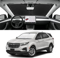 Custom Fit Windshield Sun Shade for Chevy Equinox 2018-2025 (Not for Equinox EV), Blocks UV & Heat, Front Window Sunshade Accessories, Easy Fold & Store Keep Your Car Cooler