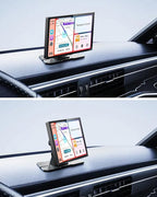 Carplay Mount for 7/9/10.26” Portable CarPlay Screen Holes Mount Holder,GPS Holder with Replaceable Extra-Large Adhesive Base,Adjustable Dashboard Sticky Stand for Car Play Devices