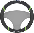 FANMATS NFL Unisex-Adult Embroidered Steering Wheel Cover