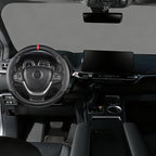 KAFEEK Carbon Fiber Steering Wheel Cover for Ford F150 F250 F350 Ram 4Runner Tacoma Tundra Range Rover, Large Size 15.5"-16",