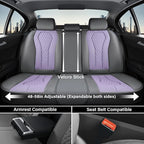 Coverado Automotive Seat Covers, Car Seat Covers Full Set, Purple Car Seat Cover, Car Seat Covers Front Seats Back Seat Cover
