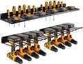 UU-Major Power Tool Organizer with Charging Station,Drill Holder Wall Mount,Garage Storage Shelves for Organization and Stora