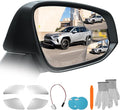 Blind Spot Mirrors for 2013-2025 RAV4, 2014-2024 4runner, 2016-2025 Tacoma, Passenger Side Mirror Replacement with Blind Spot Warning Light, Power Heated Mirrors for Anti-Fog, Durable Backing Plate