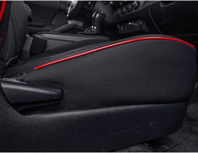 EKR Custom Fit Tacoma Rear Car Seat Covers for Select Toyota Tacoma 2016 2017 2018 2019 2020 2021 2022 2023 Access Cab - Seco