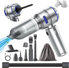 Portable Car Vacuum - 22000PA Cars Vacuum Cleaner High Power 4 in 1 Compressed Air Duster & Air Blower & Pump Hand Held Vacuu