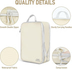 6 Set Compression Packing Cubes, Suitcase Organizer, Lightweight Travel Essentials, Compression Bags For Travel Accessories L