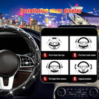SuperKaKa Black Steering Wheel Cover 2026, Auto Cute Girly Diamond Bling Comfort Leather Car Interior Accessories Protector S