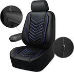 CAR PASS 3D Foam Faux Leather Car Seat Covers Full Set, Waterproof Leather Seat Cover for Cars, Luxury Universal Fit for SUV 