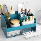 Makeup Organizer with Drawers, Cosmetic Storage for Dresser Vanity and Bathroom Countertop, Beauty Holder for Lipstick Brush,
