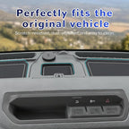 auovo Dash Cover Tray Compatible with Ford Bronco Accessories 2024 2025 2026 Bronco Anti-Slip Silicone Car Dashboard Compartm