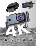 OMBAR Dash Cam Front and Rear 5G WiFi, Dash Cam 4K/2K/1080P+1080P, Dash Camera for Cars with 3.18" LCD Screen, Dashcam Car Ca