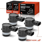 A-Premium 4-PC Front Outer Reverse Backup Parking Assist Sensor Compatible with Mercedes-Benz Models - C300, C350e, C43 AMG, 