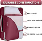 8 Set Packing Cubes for Travel, Gifts for Women Mom,Anti-Tearing Suitcase Organizer for Luggage with Shoe & Hanging Toiletry 